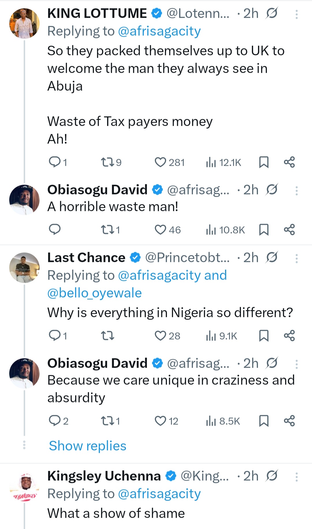 Tinubu in the UK for state visit (photos/videos)