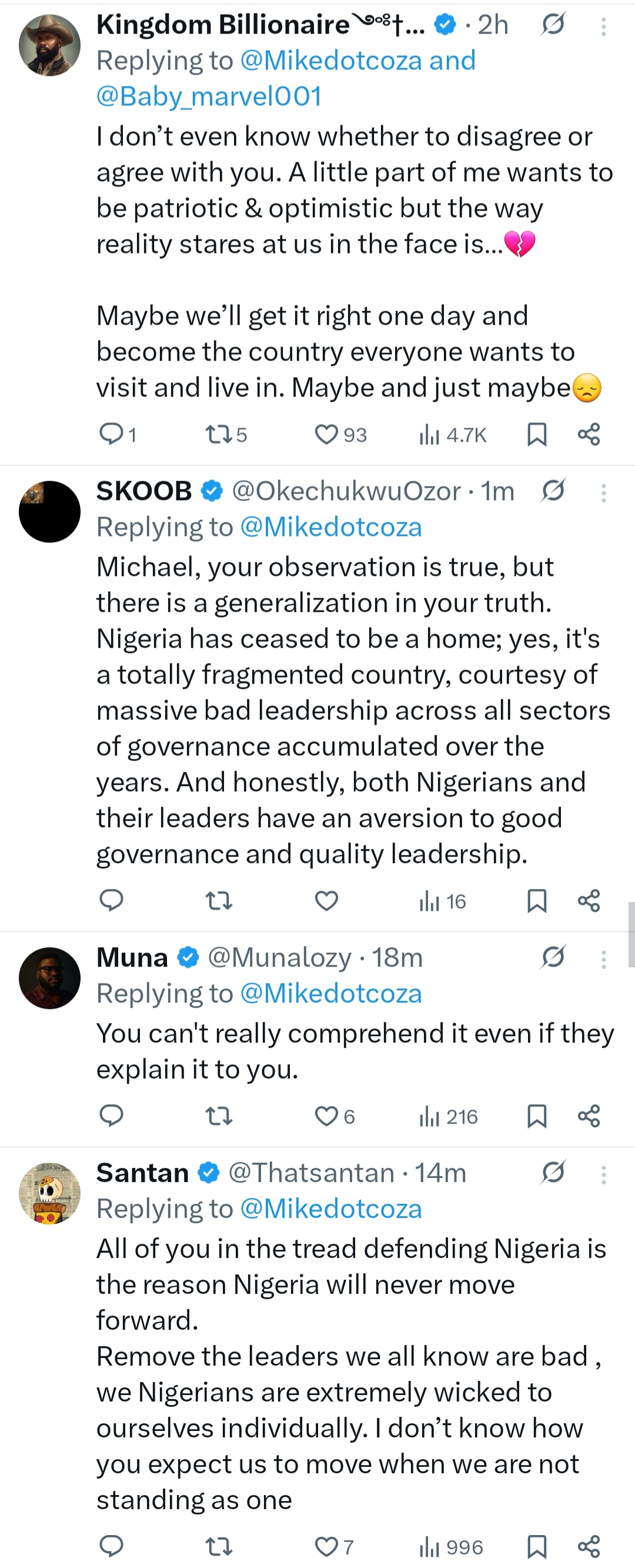 South African man reacts to Nigerian celebrating visa approval