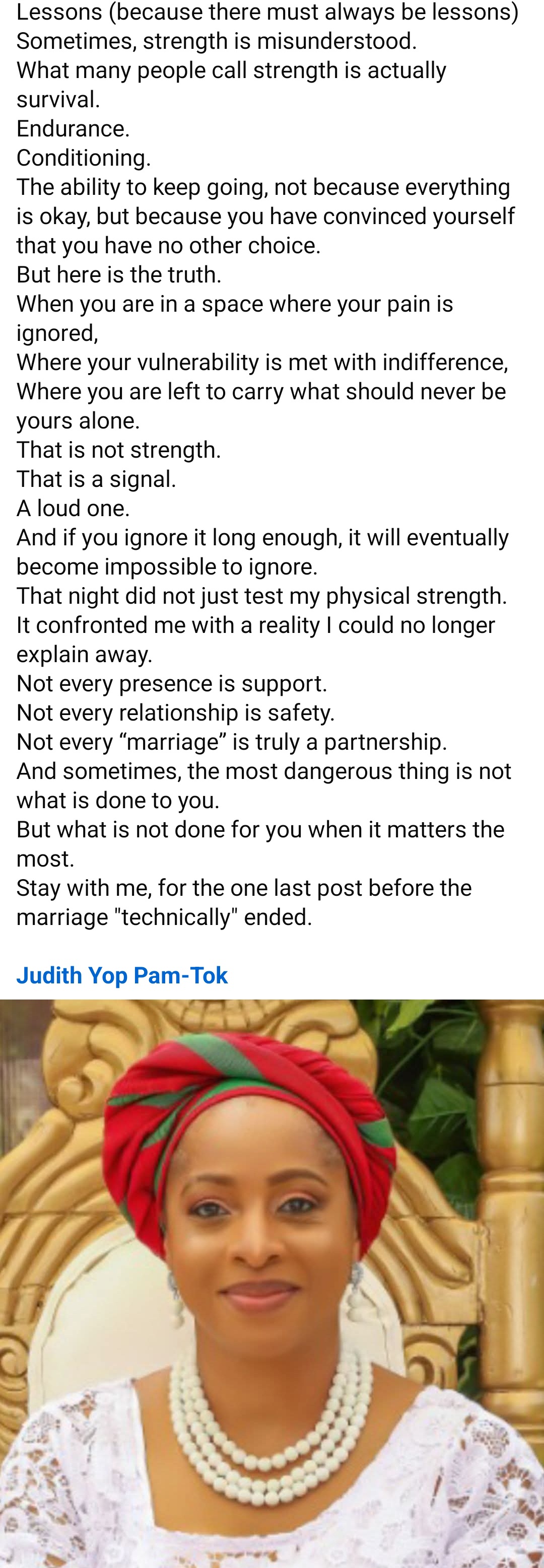 Woman shares the "harrowing breaking point" that ended her marriage