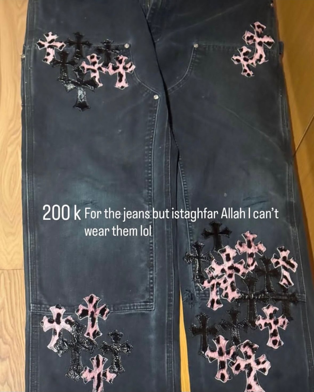 Rapper, French Montana spends $200K on Chrome Hearts Jeans then realises he can't wear it because of his religious beliefs