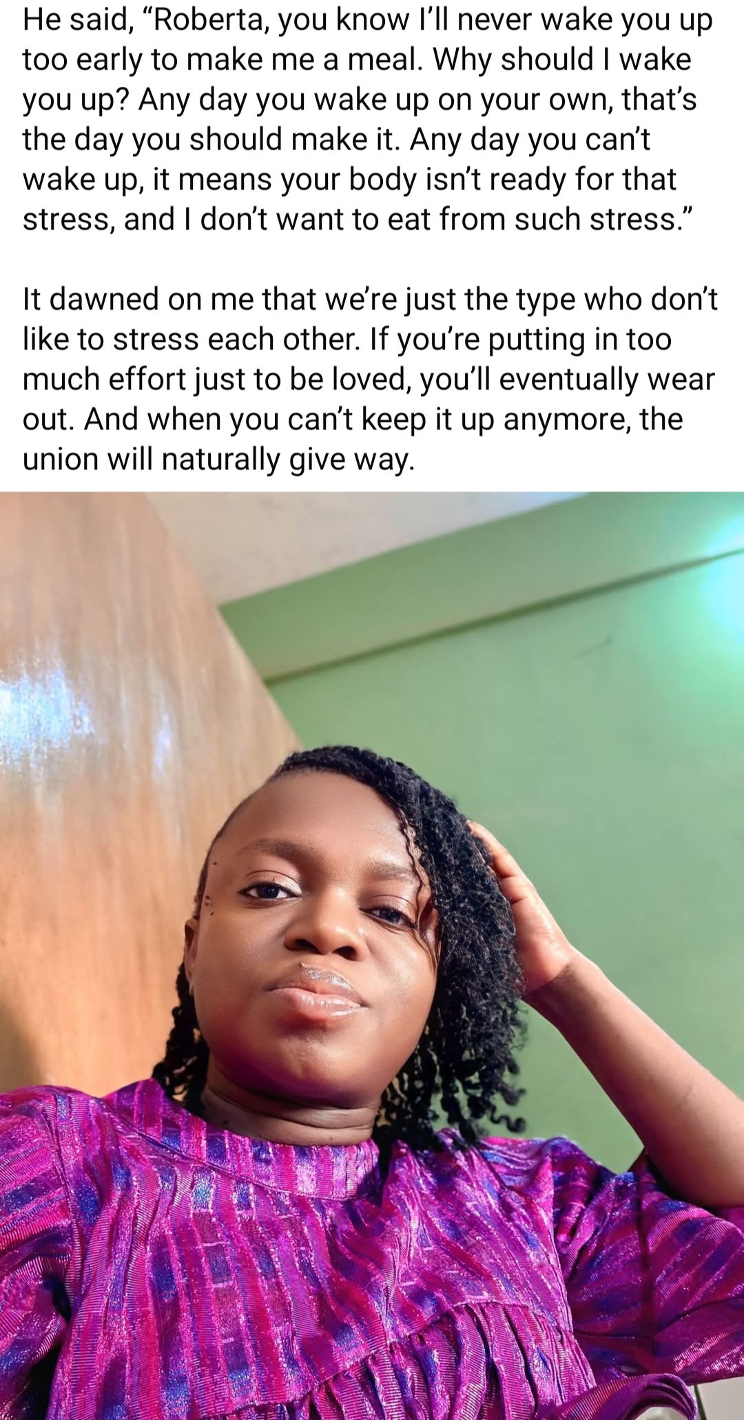 Businesswoman shares key to a happy marriage using her marriage as example