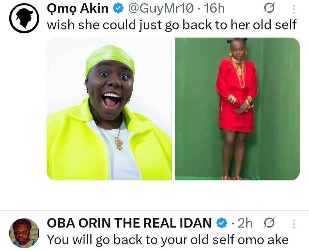 Singer, Teni reacts after being told to gain back the weight she lost