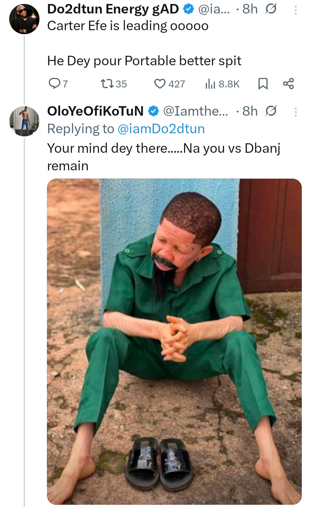 OAP, Dotun calls former in-law D