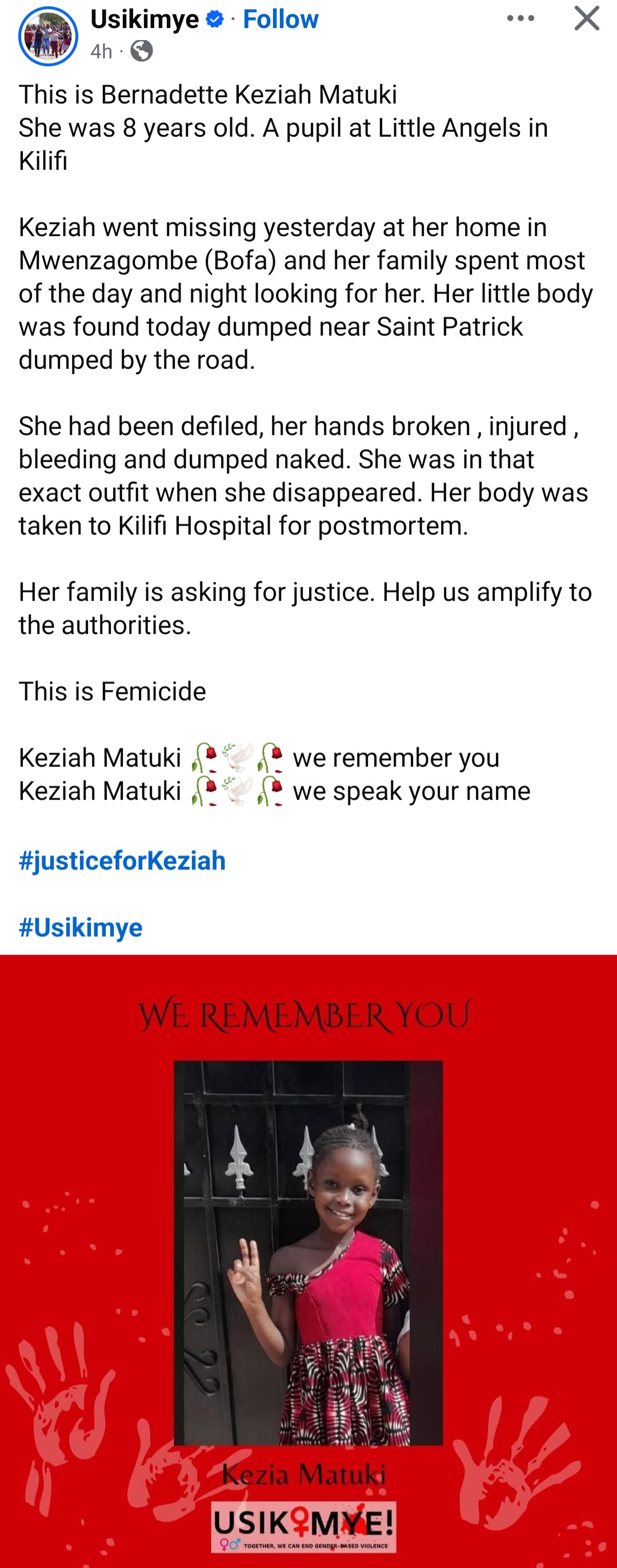 Girl, 8, is r@ped and br0ken like a doll before being abandoned n@ked on street