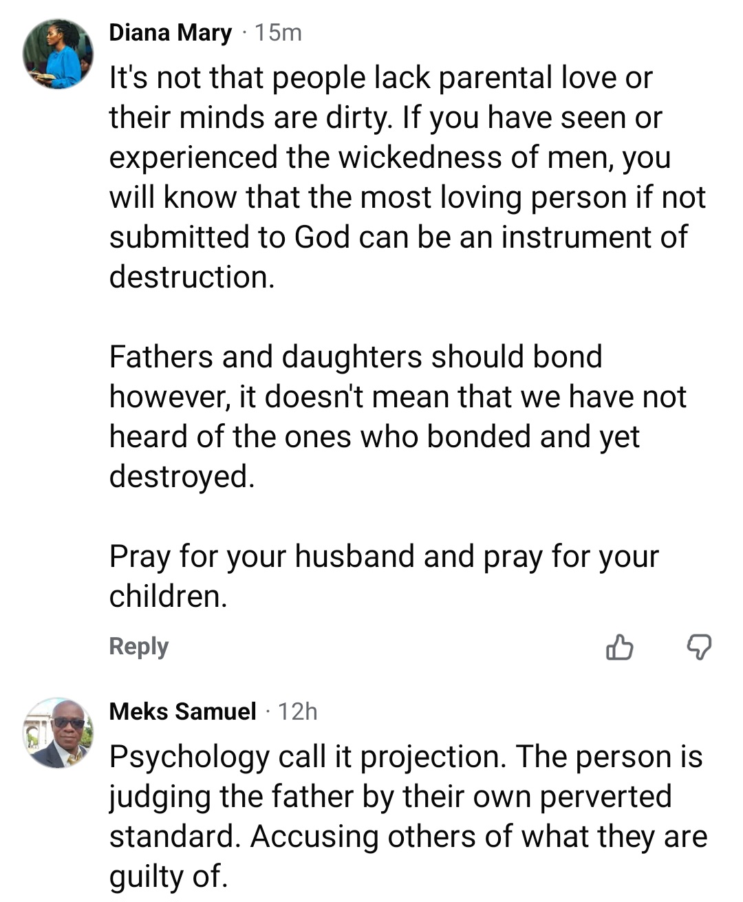 Mother called out for letting husband carry their daughter on his thighs
