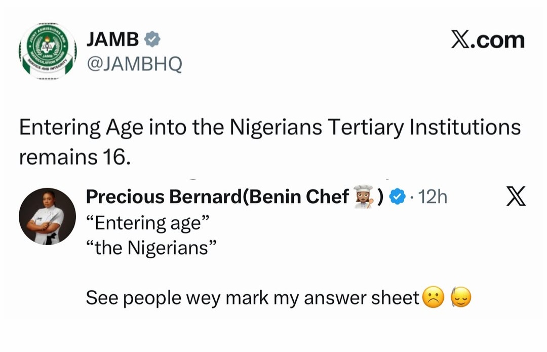 JAMB criticised for grammatical error in tweet