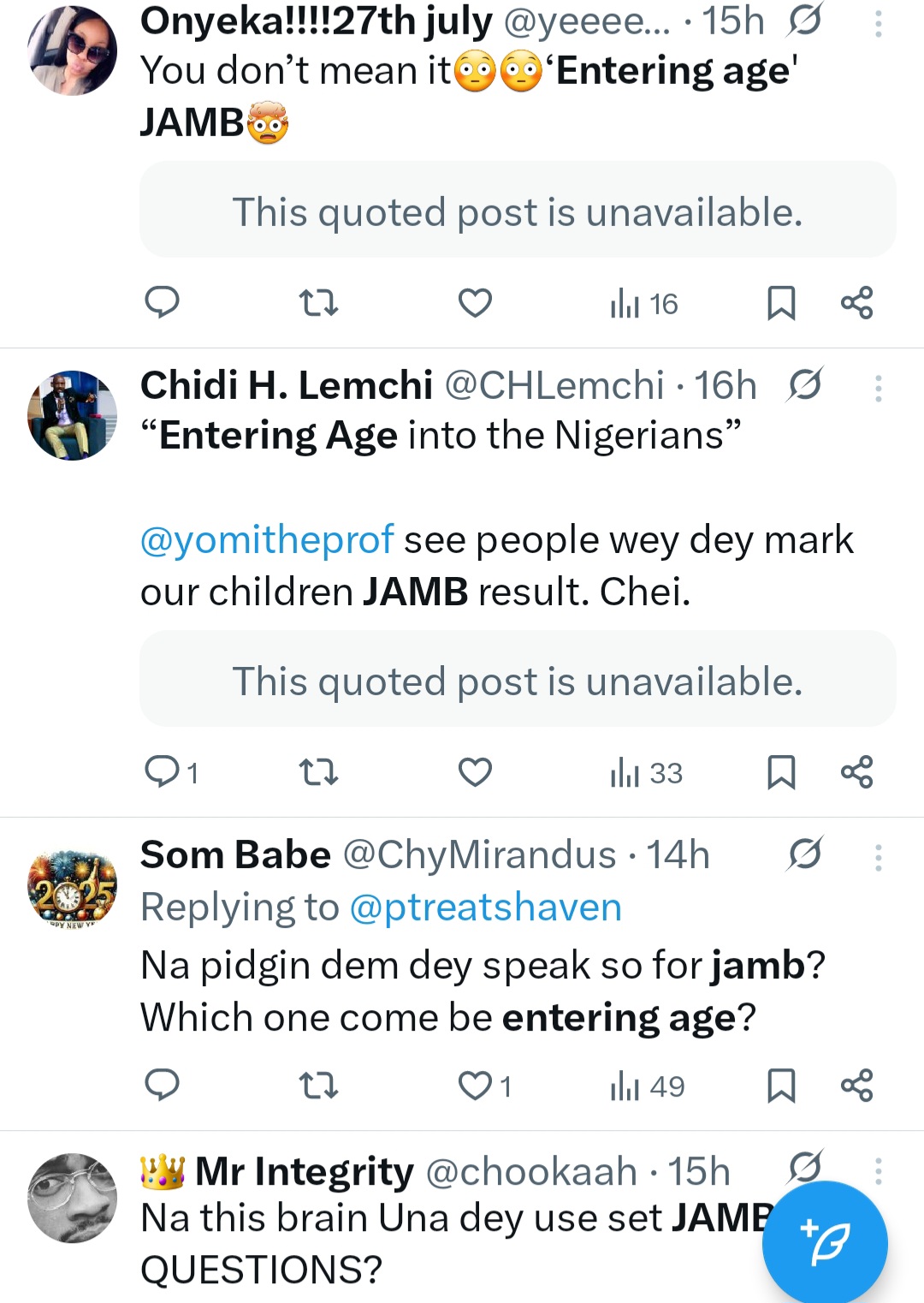 JAMB criticised for grammatical error in tweet