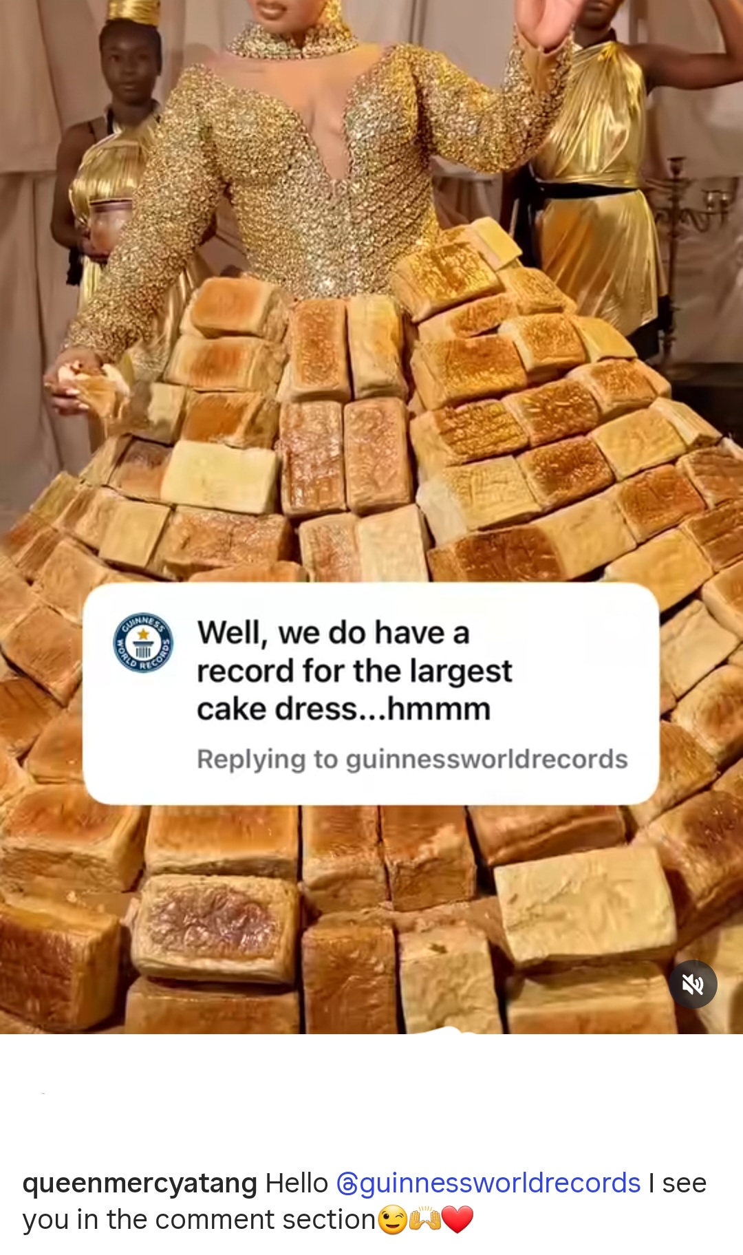 Guinness World Record reacts to BBNaija star, Queen