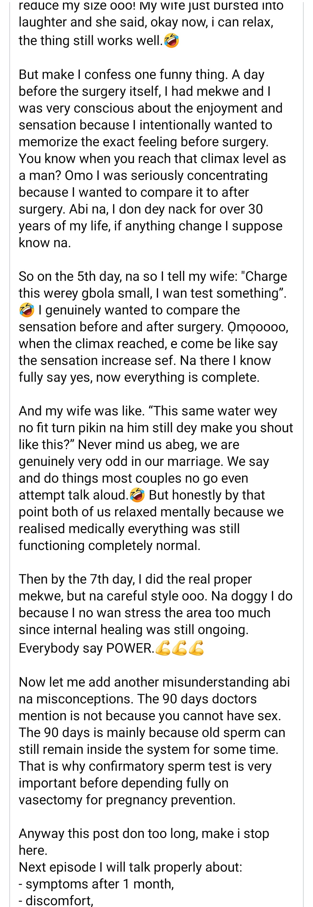 Nigerian man who underwent vasectomy talks about why he did it and the aftermath