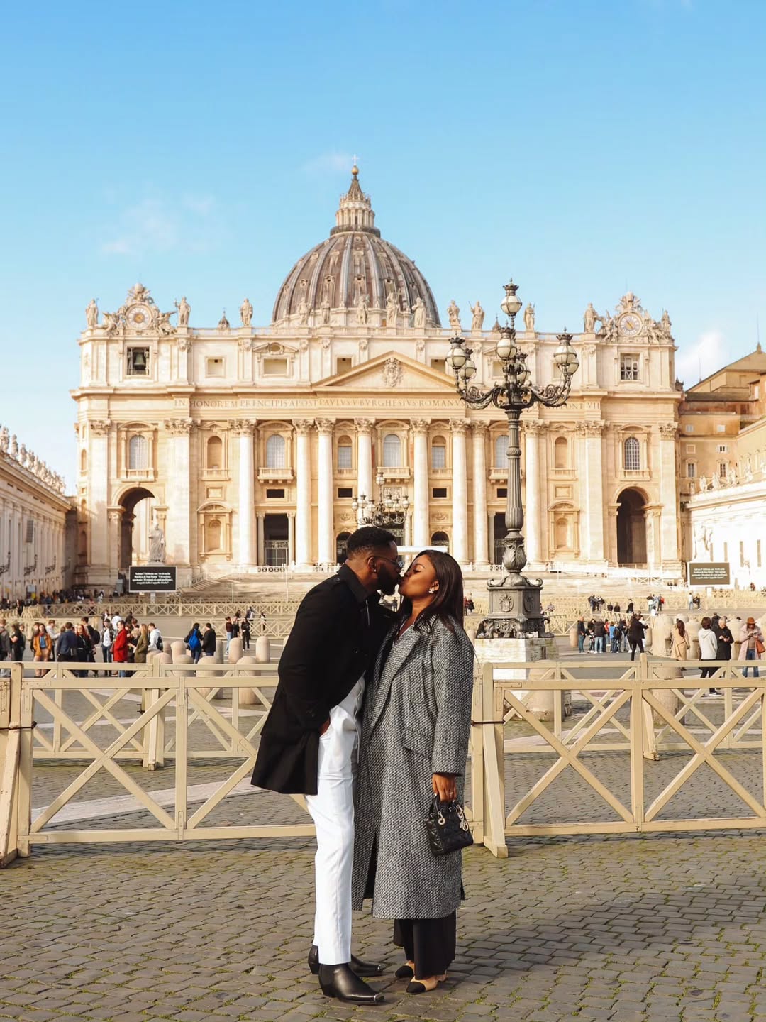 Ebuka Obi-Uchendu surprises wife Cynthia with reproposal in Rome on 10th wedding anniversary (photos/videos)