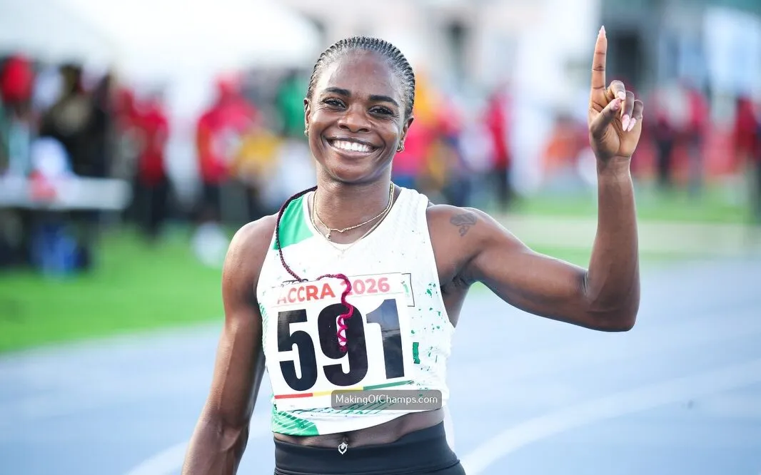 Nigerian athlete, Tobi Amusan finishes third in Diamond League opener