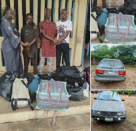 Four arrested as Edo police smash one-chance syndicate terrorizing residents