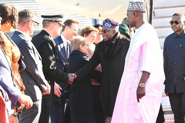 Tinubu in the UK for state visit (photos/videos)