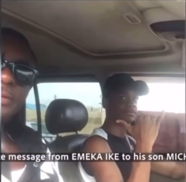 "Go and kill yourself. Go and jump in front of a truck, and break your head" Emeka Ike's unleashes fury on his son in voice recording