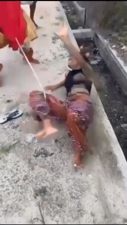 Outrage as masquerade wh!ps crying woman during Urhobo cultural festival in Delta State (video)