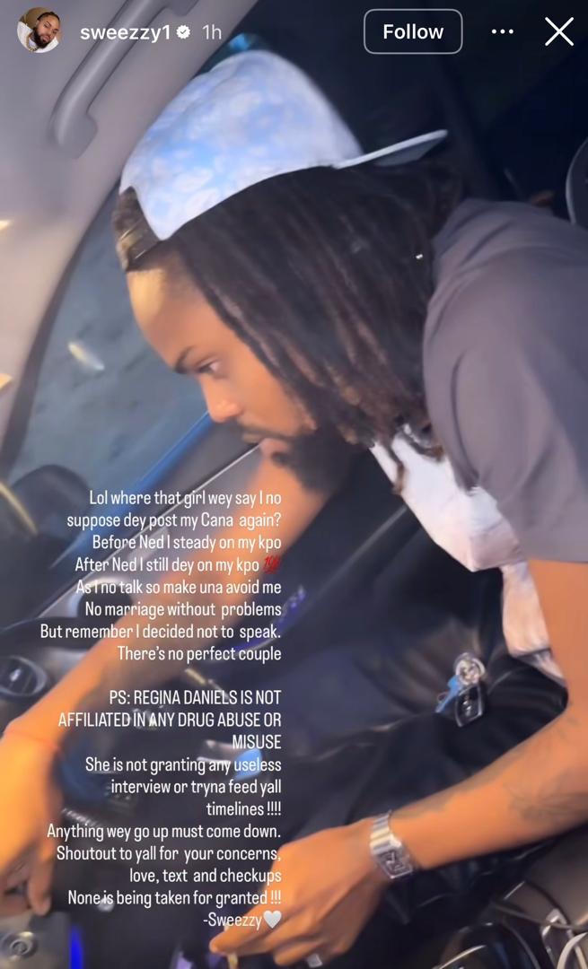 Regina Daniel?s older brother dismisses allegations of drug abuse levelled against her by her husband, Senator Ned Nwoko