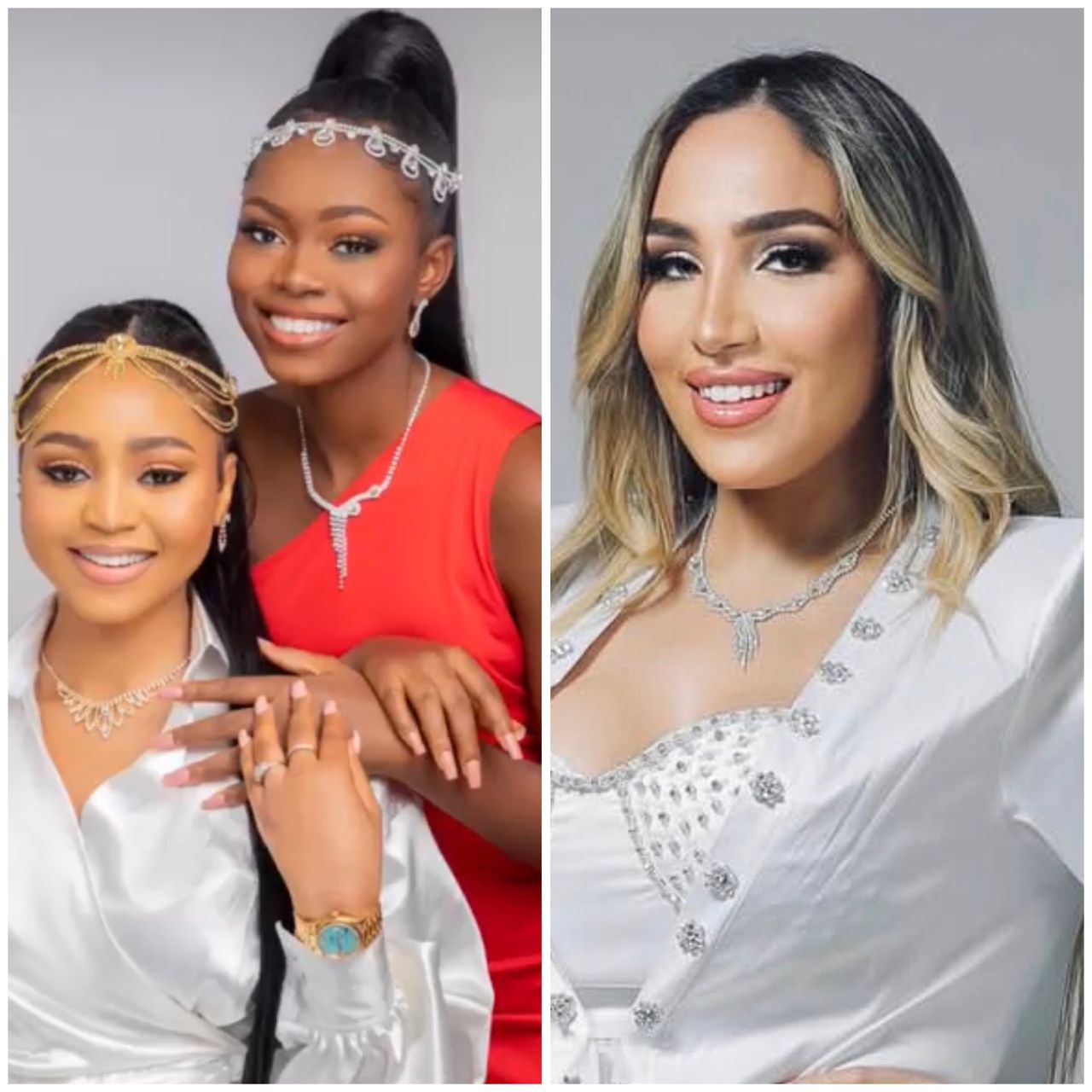 You must be retarded- Regina Daniels younger sister, Destiny, clapsback at Laila after claiming Regina introduced everyone to drugs