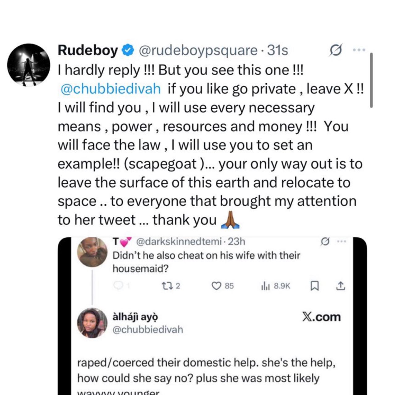 Update: Lady who accused singer, Paul Okoye of r@pe arrested and ...