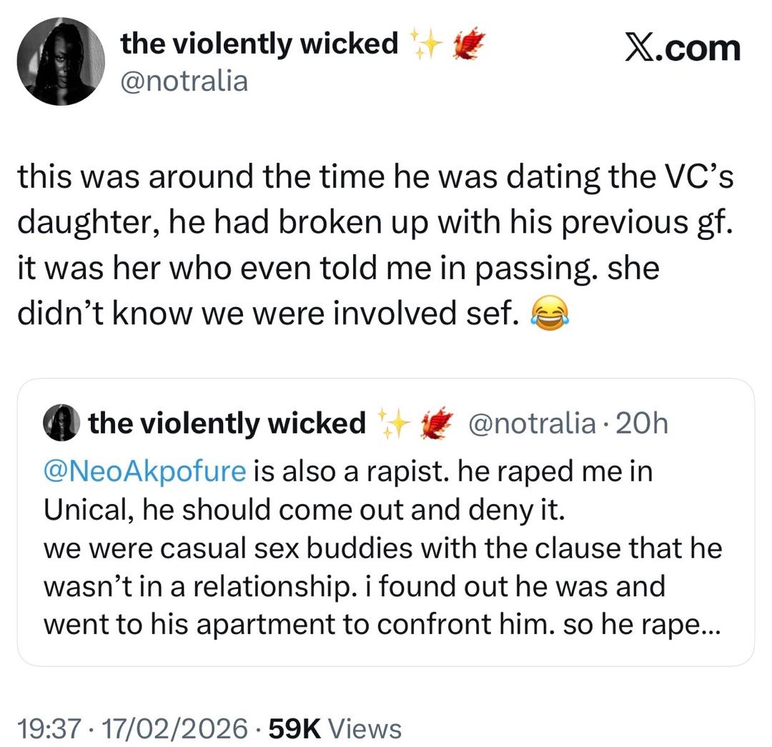 BBNaija star, Neo Akpofure, threatens legal action after Lady accused him of r@pe