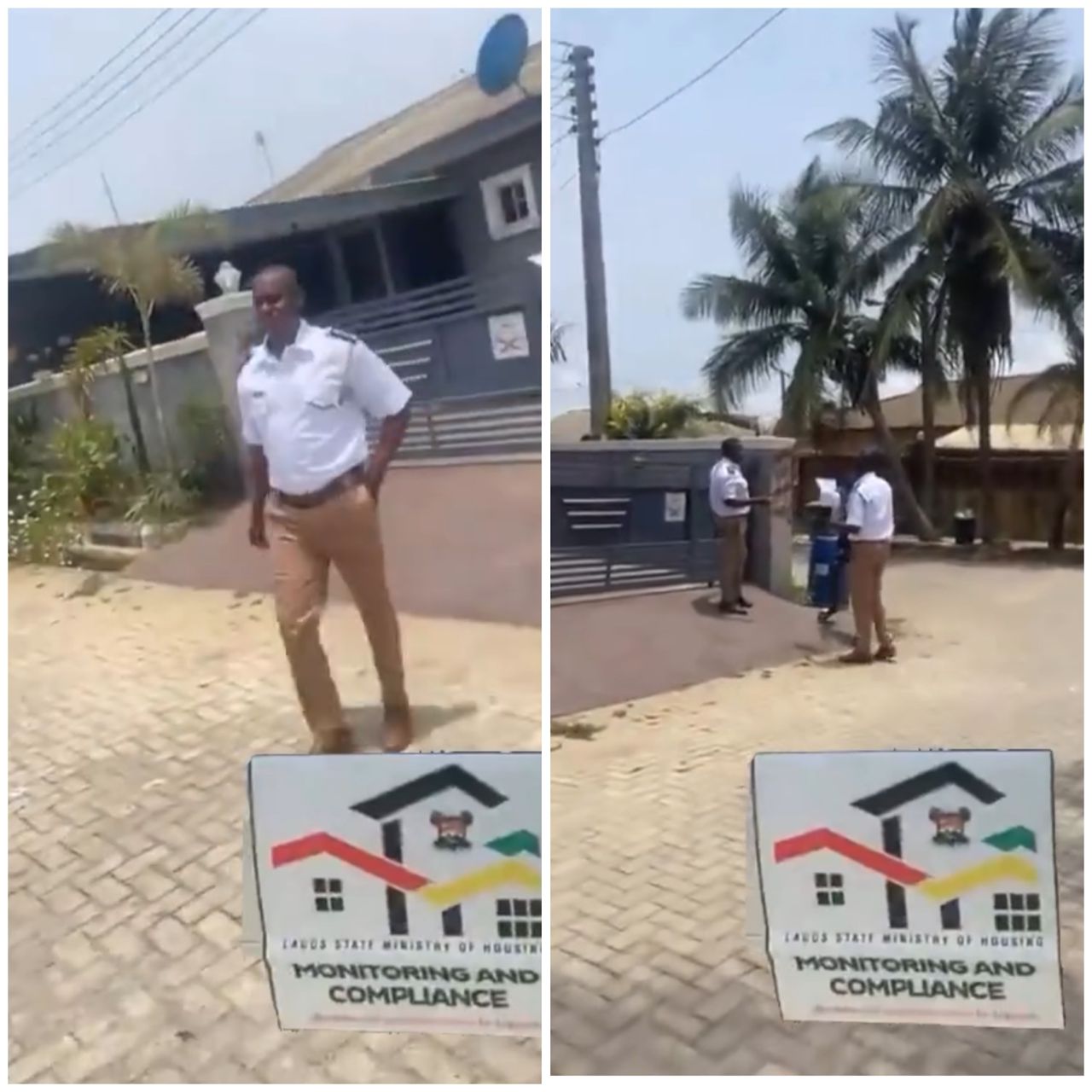 Man cries out after encountering officers in Lagos who claimed he needed a permit for solar installation (video)