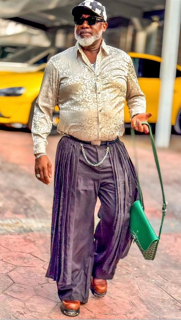 Politician, Dino Melaye, steps out in yet another unique trouser