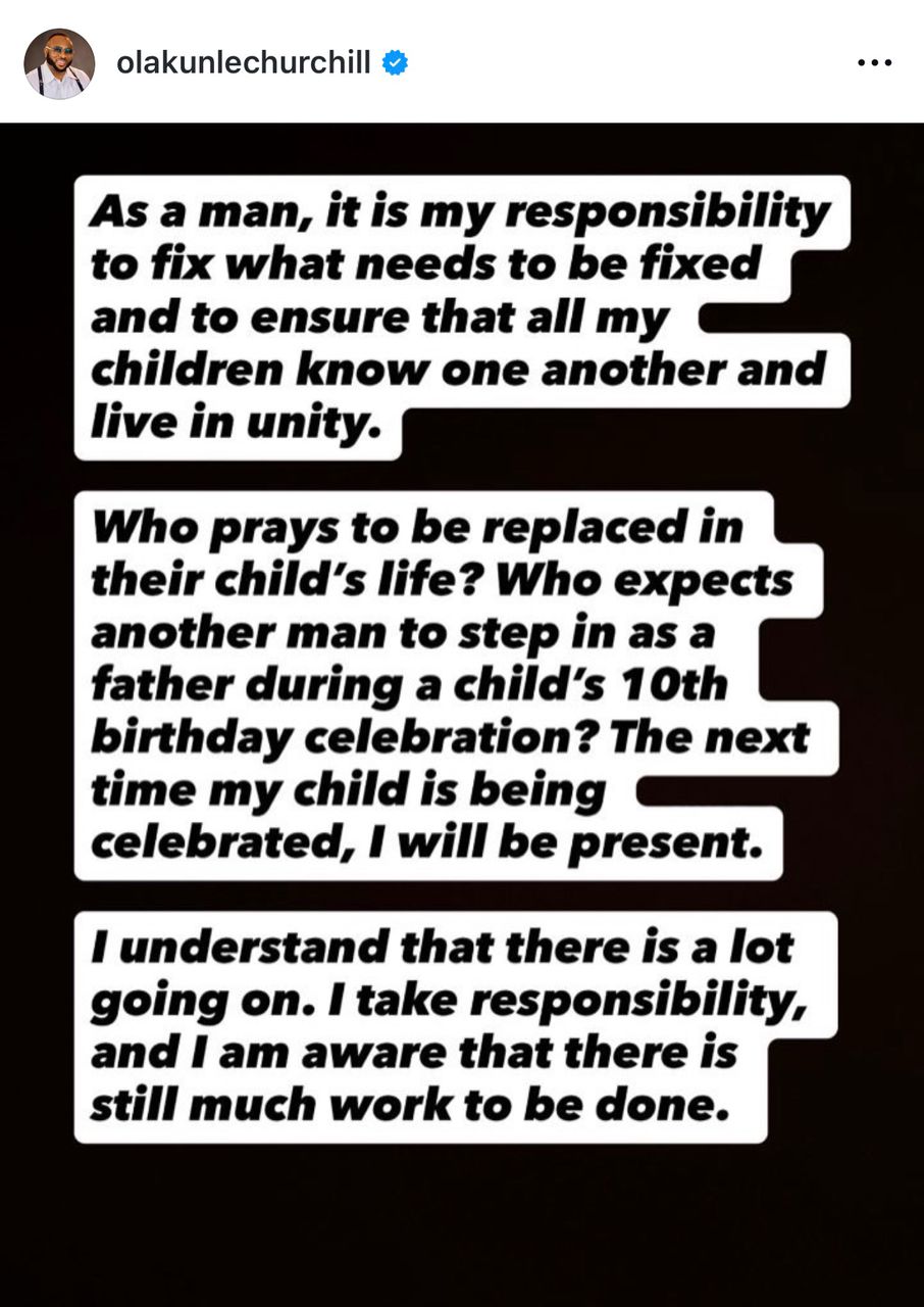 "Rosy Meurer was never friends with Tonto Dikeh," Businessman, Olakunle Churchill clarifies