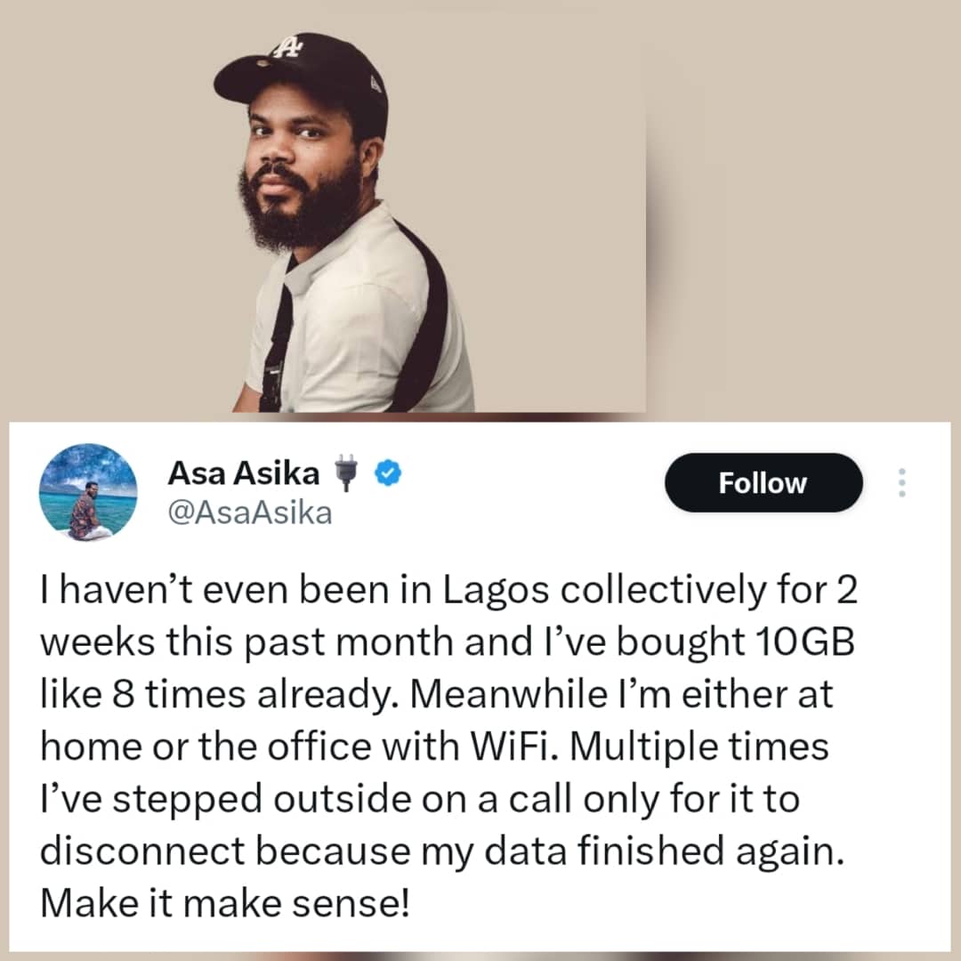 Ive bought 10GB like 8 times already  Davidos manager, Asa Asika laments over data consumption in Nigeria