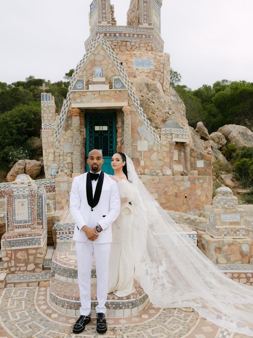 Photos from the white wedding of billionaire businessman, Dilly Umenyiora