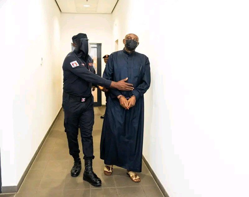 EFCC releases mugshot of arrested ex-Minister of Power, Saleh Mamman