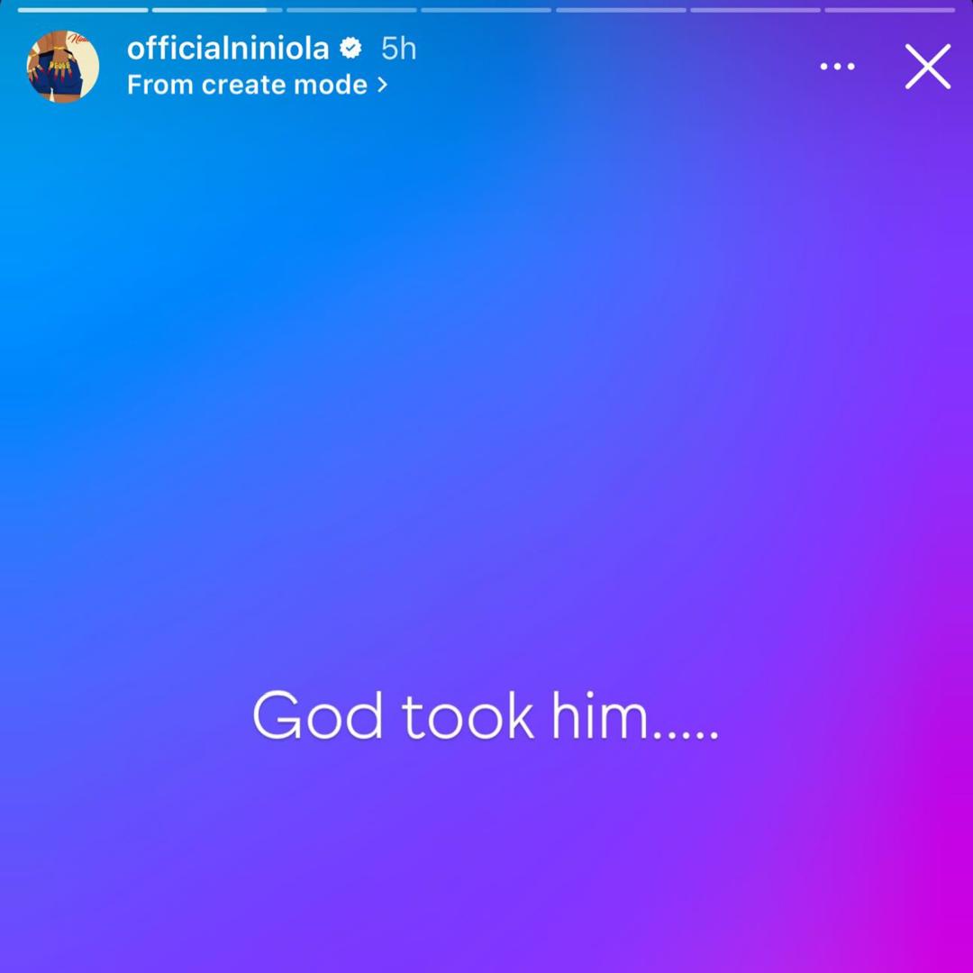 Sad! Singer Niniola loses husband