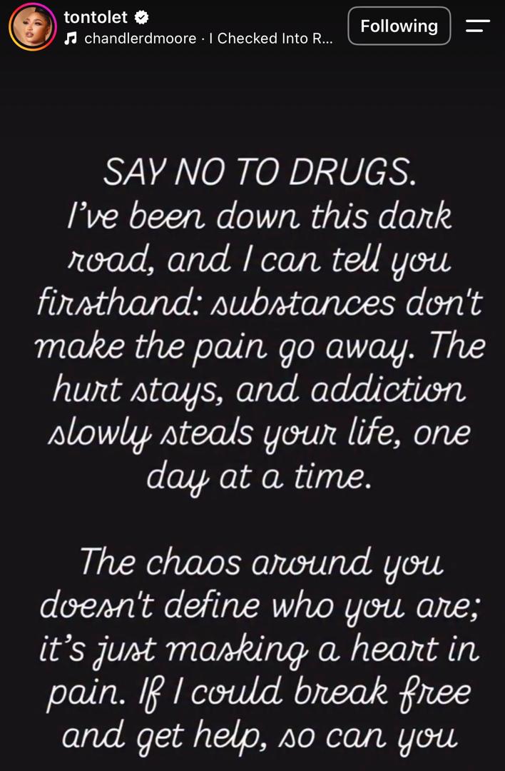 “Substances don’t make the pain go away" Actress Tonto Dikeh opens up on past drug addiction, urges compassion