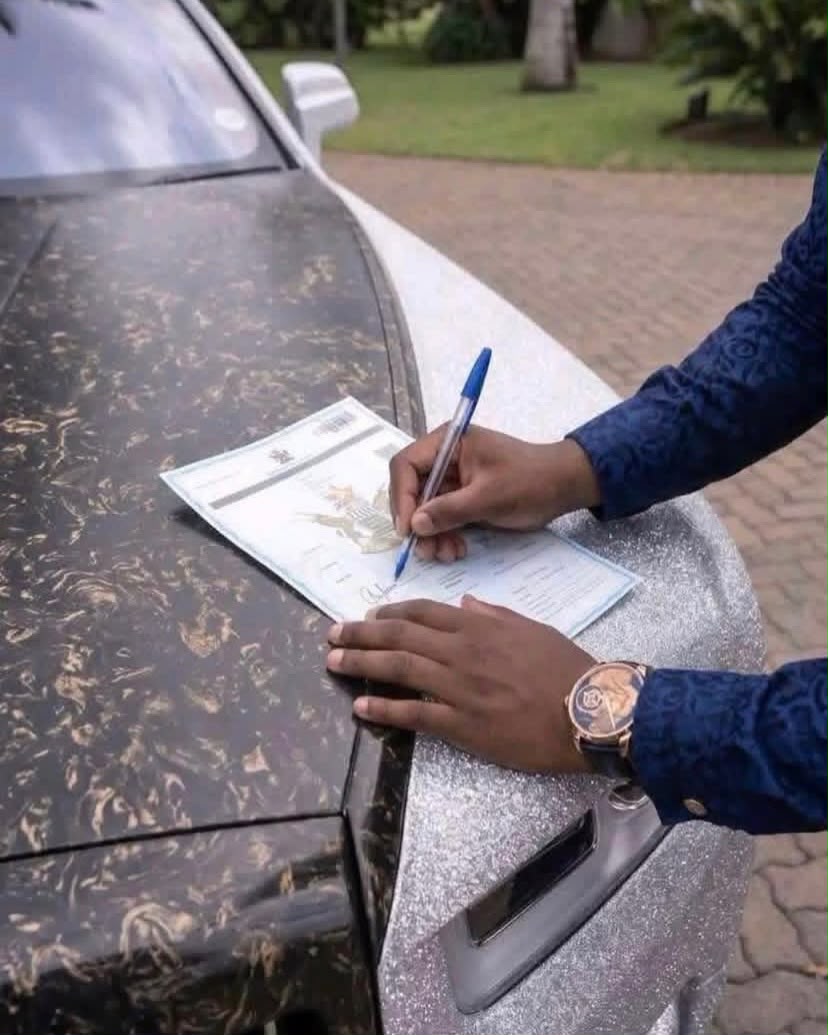 Zimbabwean tycoon Wicknell Chivayo's custom Rolls-Royce Phantom arrives weeks after he died in helicopter crash (Photos)