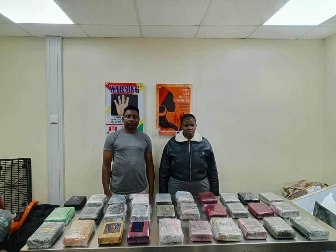 South African woman, US-based grandma arrested with large cocaine, loud shipments