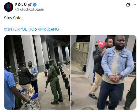 Reactions as INTERPOL reportedly arrests Nigerian man at Abuja airport