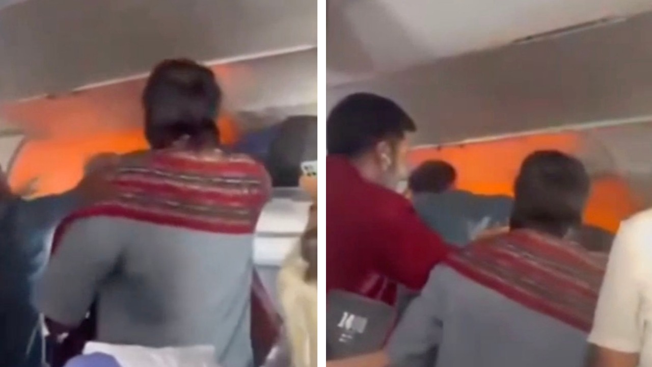 Flight forced to divert as power bank catches fire mid air (Video)