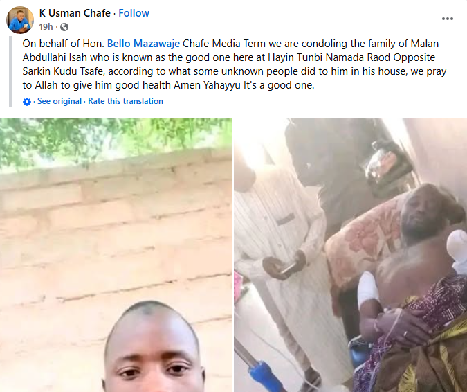 Police rescue kidnap victim tied to tree with hand chopped off in Zamfara