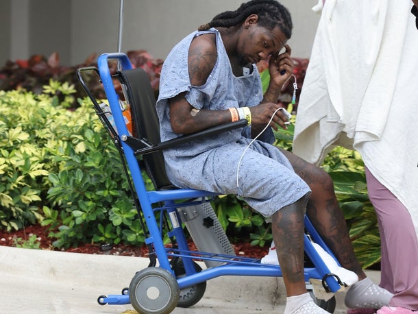 Offset seen for the first time after being shot