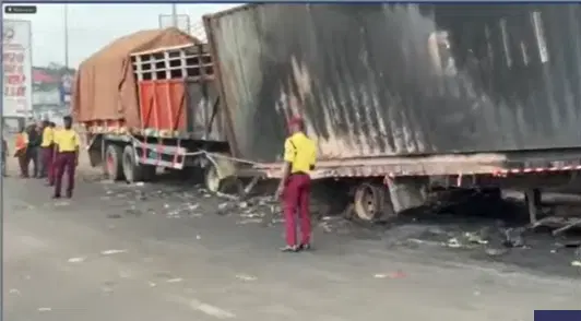 Eight casualties recorded in multiple-vehicle crash on Lagos-Ibadan expressway
