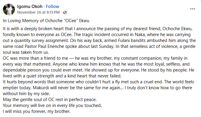 Stray bullet k!lls driver as troops foil kidnap attempt in Benue