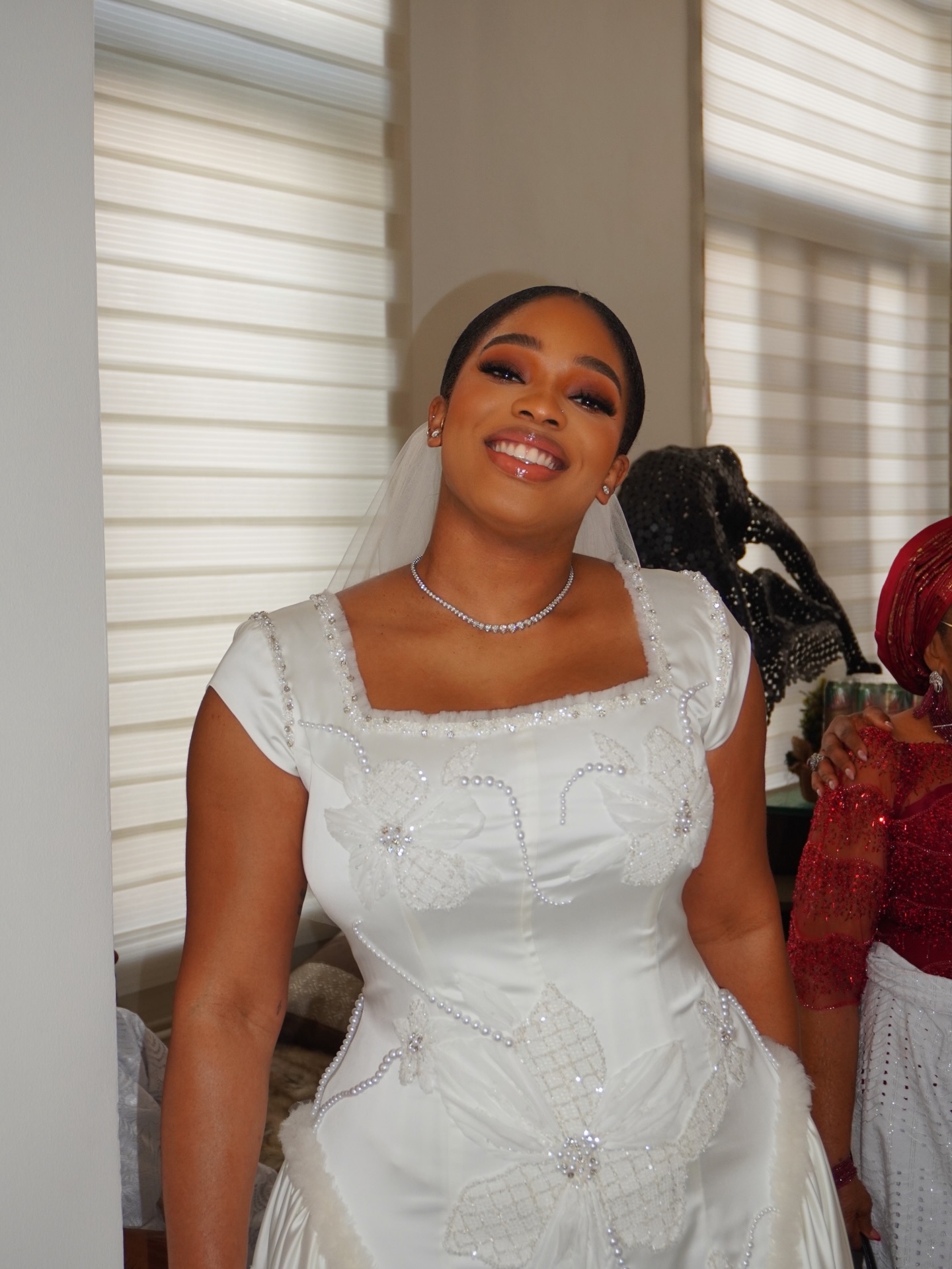 Photos of Jay Jay Okocha and wife, Nkechi at daughter