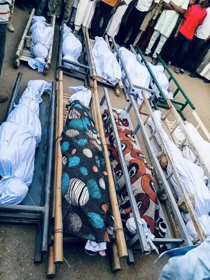 Boko Haram reportedly k!lls construction workers and local hunters in Borno