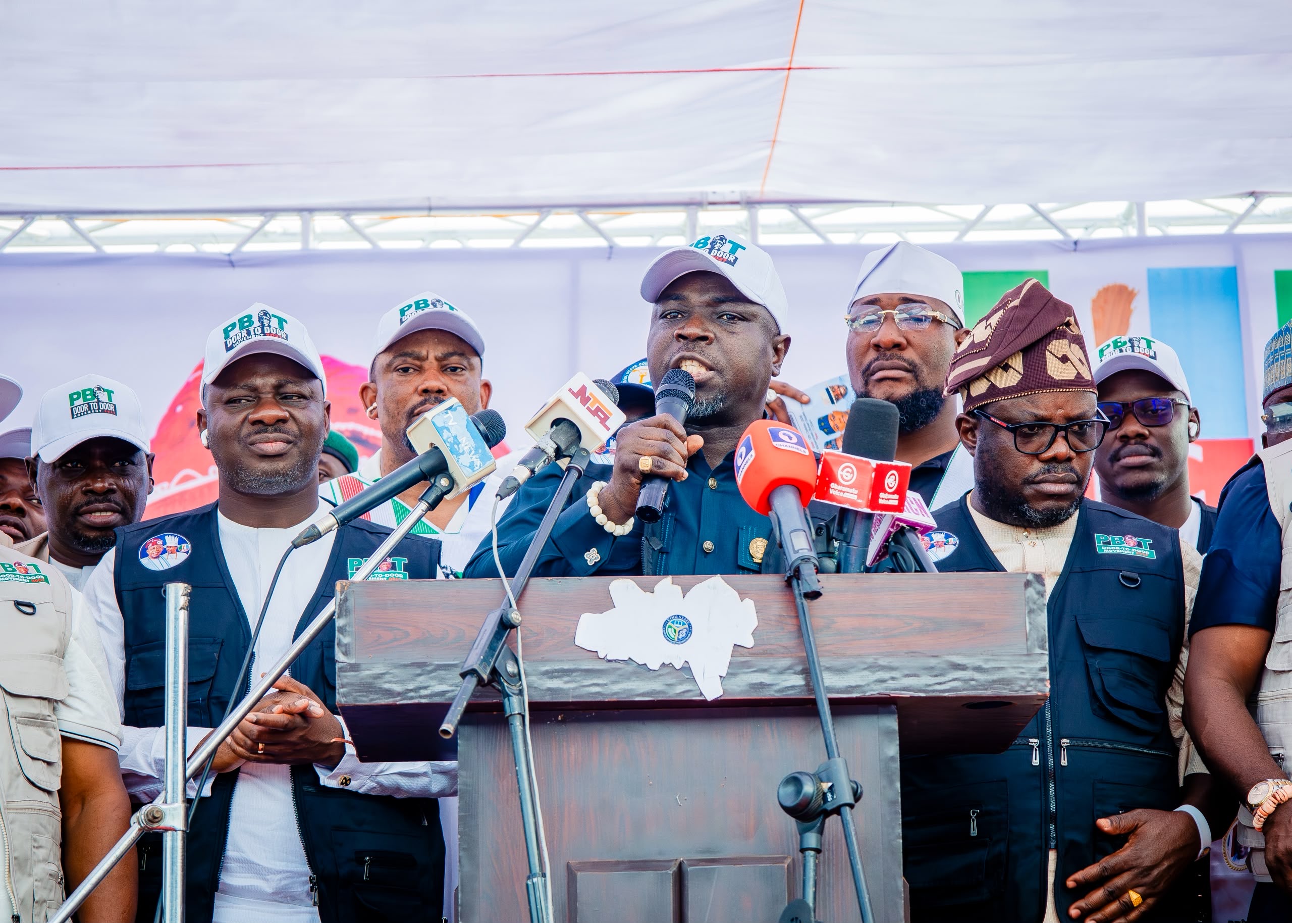 Governor Ododo, Pondi, Guwor, Otuaro others attend PBAT Door-To-Door Movement inauguration in Kogi State