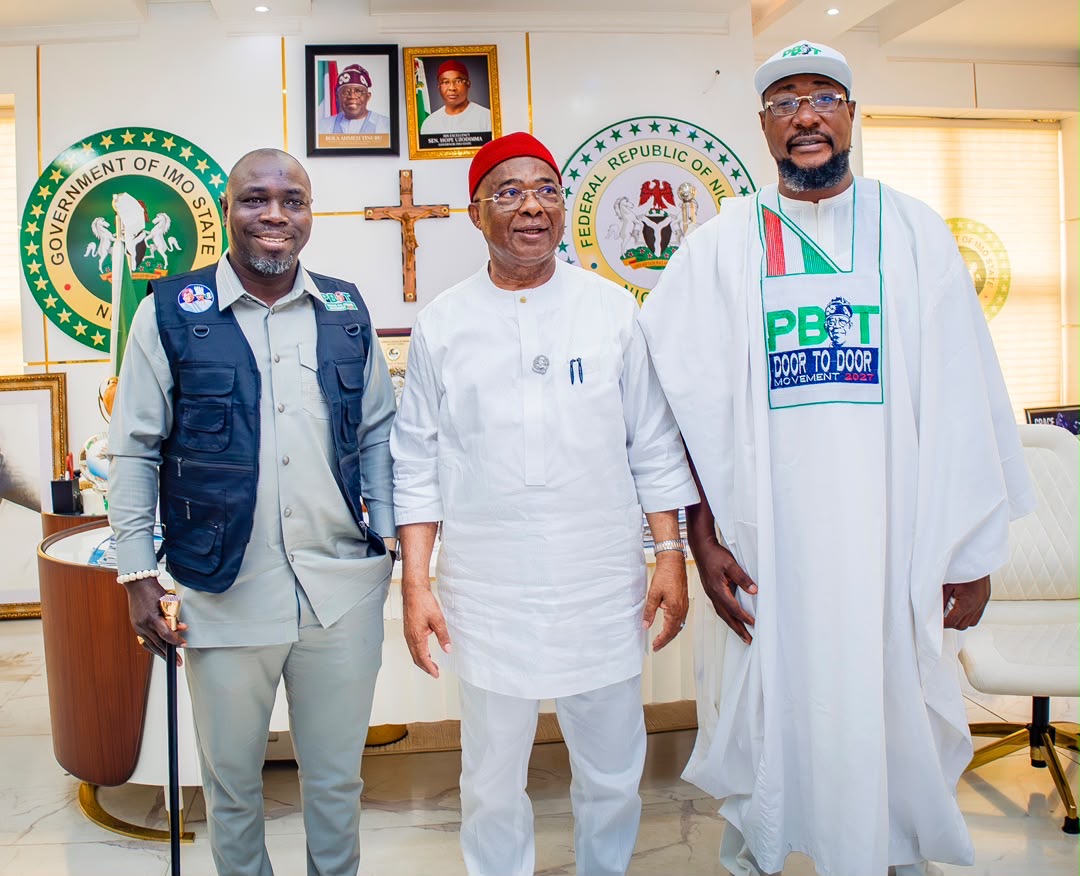 Tompolo Takes PBAT Door-To-Door Movement To Owerri, Deploys 30 Campaign Vehicles As Uzodimma Backs Tinubu’s 2027 Bid
