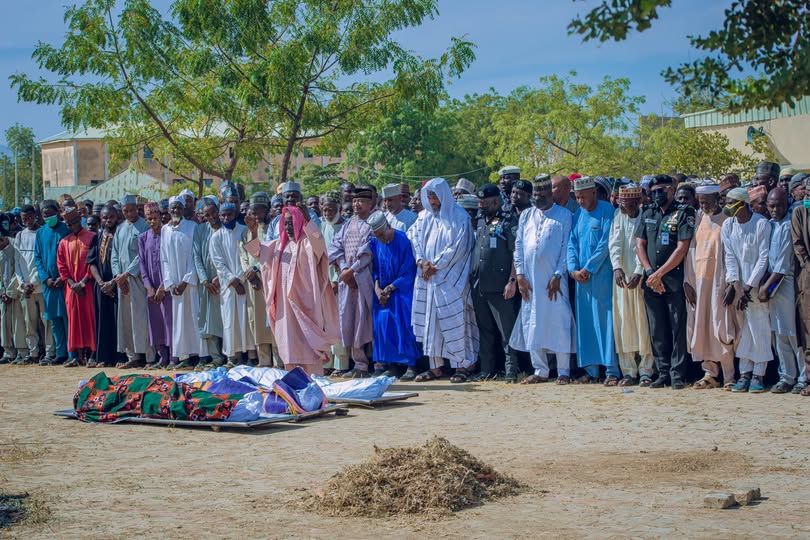 Five police officers gunned down by herdsmen laid to rest in Bauchi