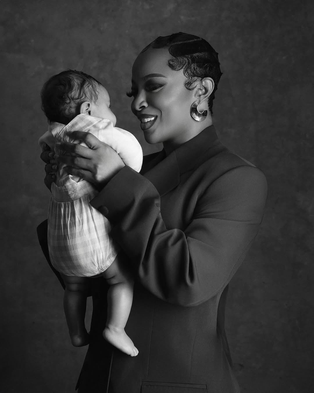 Toke Makinwa gushes about being a mum as she turns a year older today