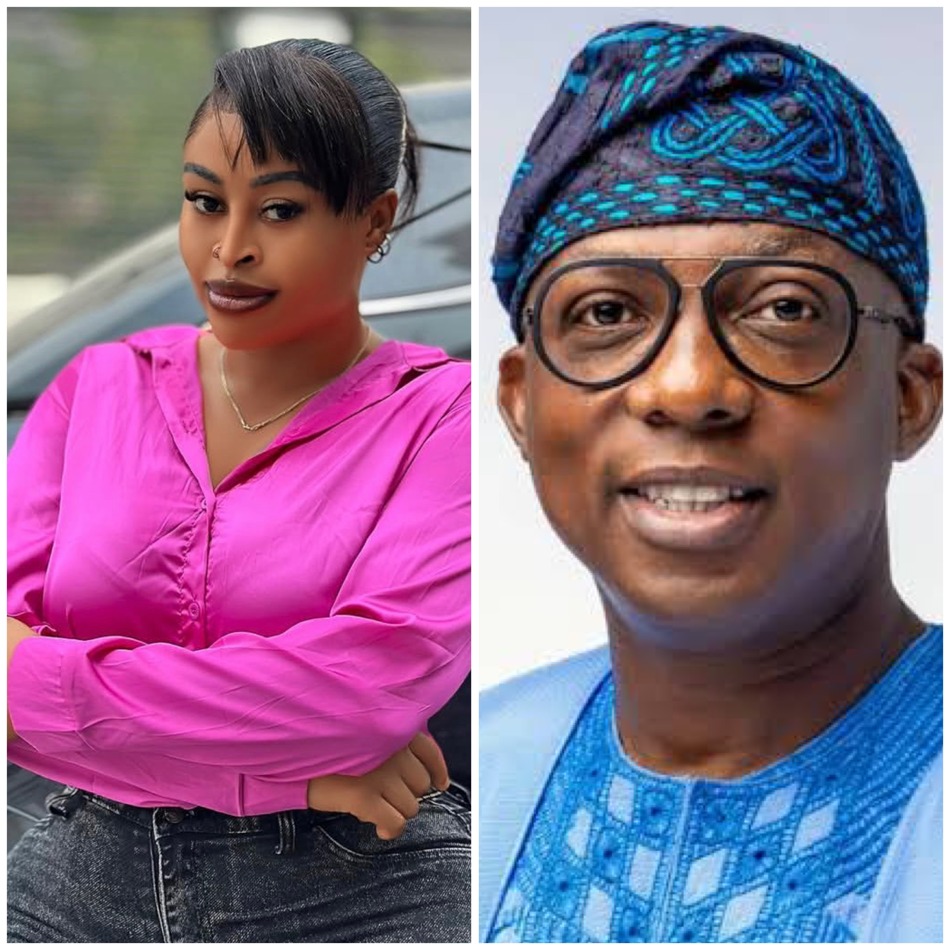 Actress Sarah Martins responds after Lagos Commissioner, Tokunbo Wahab, for Environment called her out for cooking on the road