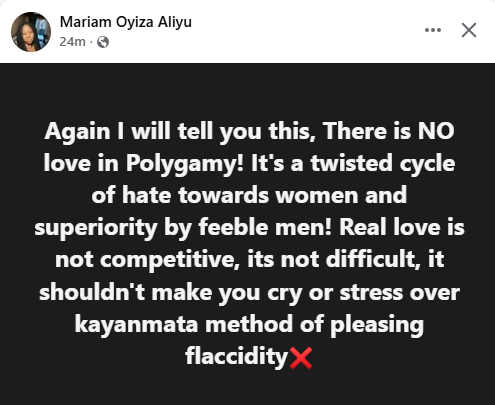 There is no love in Polygamy. It