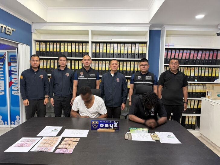 Two Nigerian drug dealers arrested in Thailand after one tried to swallow cocaine to destroy evidence