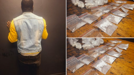 Nigerian national arrested with drugs worth over N800m in South Africa