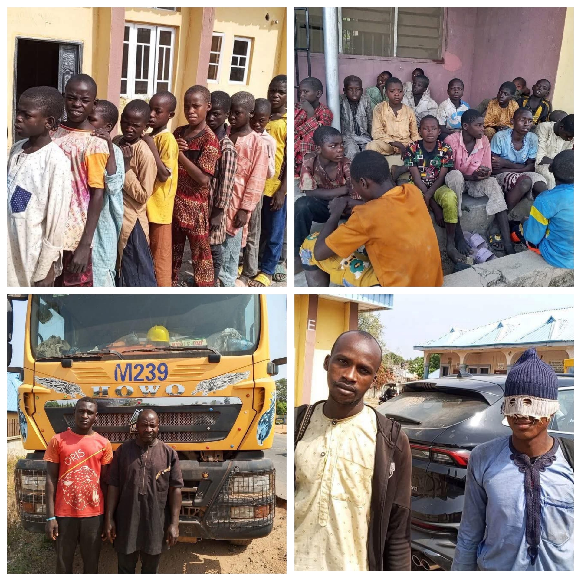 NSCDC intercepts truck conveying 21 children in Kogi, arrests suspected traffickers